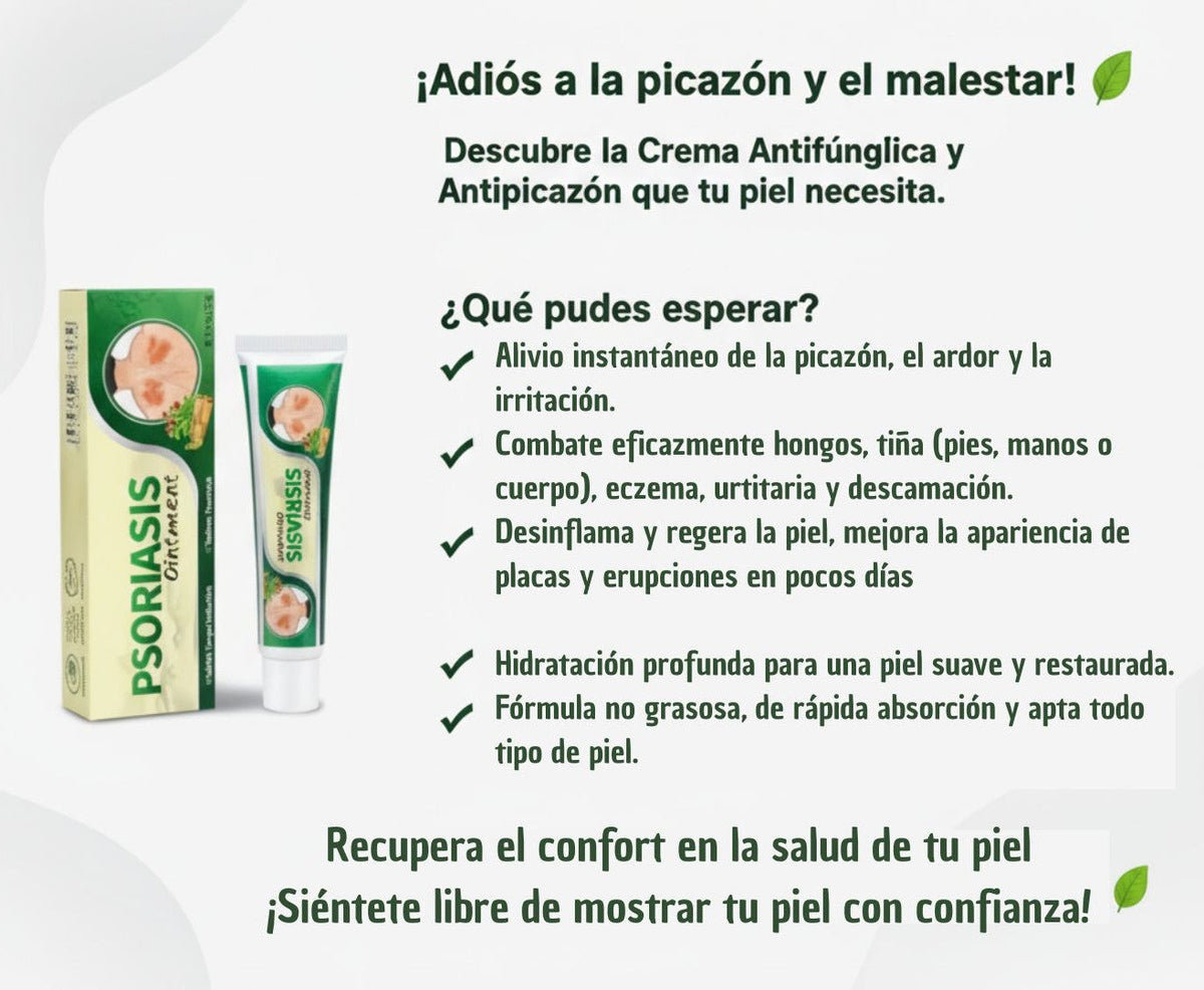 ✅ PSORIASIS™ | Alivia la picazón y el enrojecimiento de la piel desde la primera aplicación ☀️