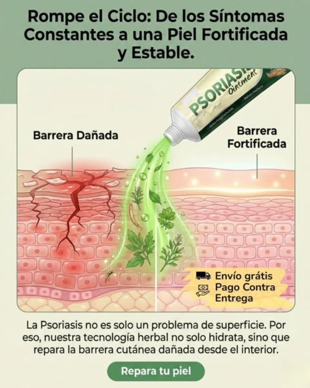 ✅ PSORIASIS™ |  Alivia la picazón y el enrojecimiento de la piel desde la primera aplicación ☀️