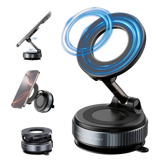 🔥EL MAS VENDIDO | Soporte Magnético 360° para teléfono con Ventosa + Envío Gratis