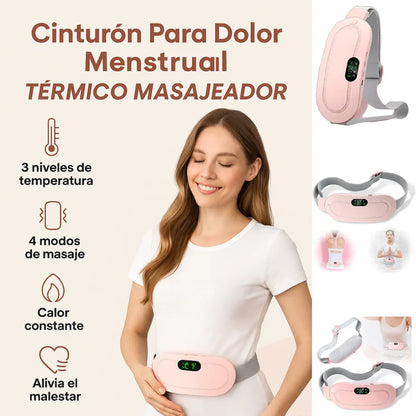 🩸AlivioMenstrual Pro™ - Cinturón Masajeador Térmico Para Cólicos