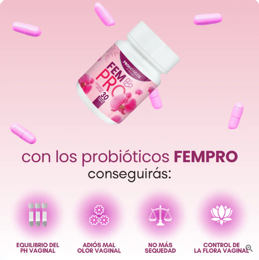 FemPro® – Equilibra tu PH íntimo y dile adiós al mal olor ✨