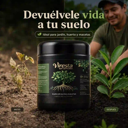 Activador de Suelo VIRESTA Para Mejores Frutos y Cuidar tus Cultivos 🌱