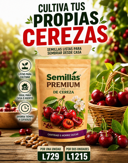 Semillas de Cerezas PREMIUM + ENVIO GRATIS 🚚 🇭🇳