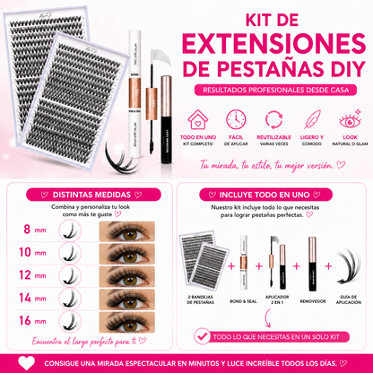 Pestañas de Salón en Casa™: Kit LashPro 💖✨
