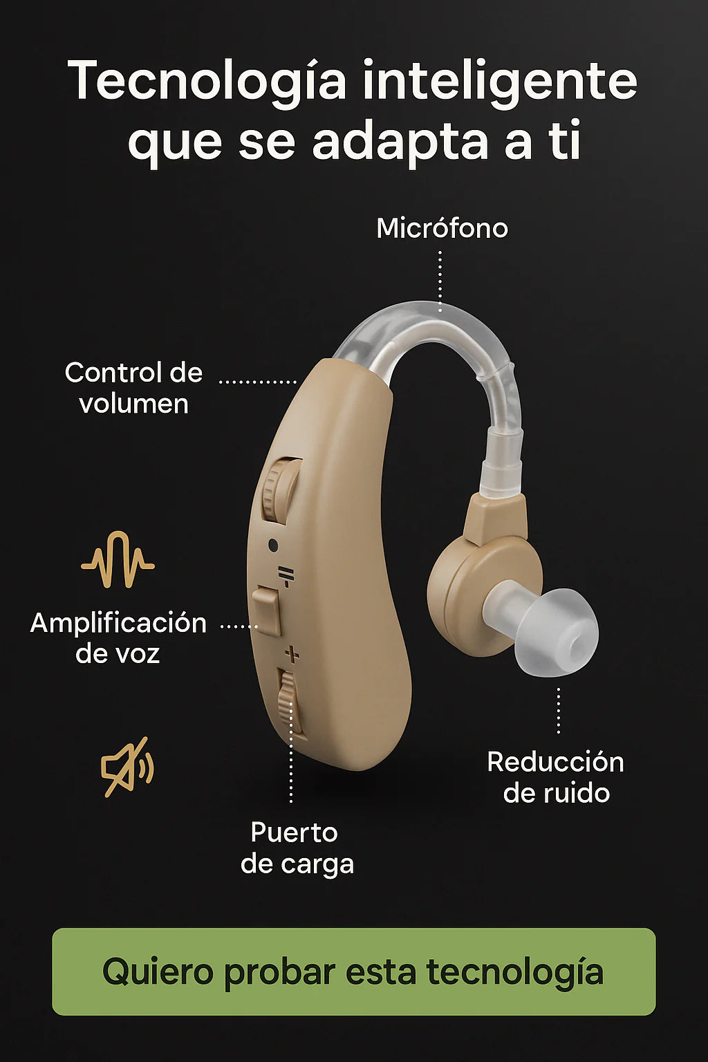 AUDÍFONOS PARA LA SORDERA