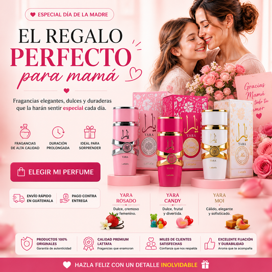 🎁 Perfume Yara Lattafa – El Regalo Perfecto para Mamá 💖