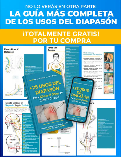 ¡ÚNICO EN GUATEMALA! KIT DIAPASON TERAPEUTICO HARMONI + ENVIO GRATIS