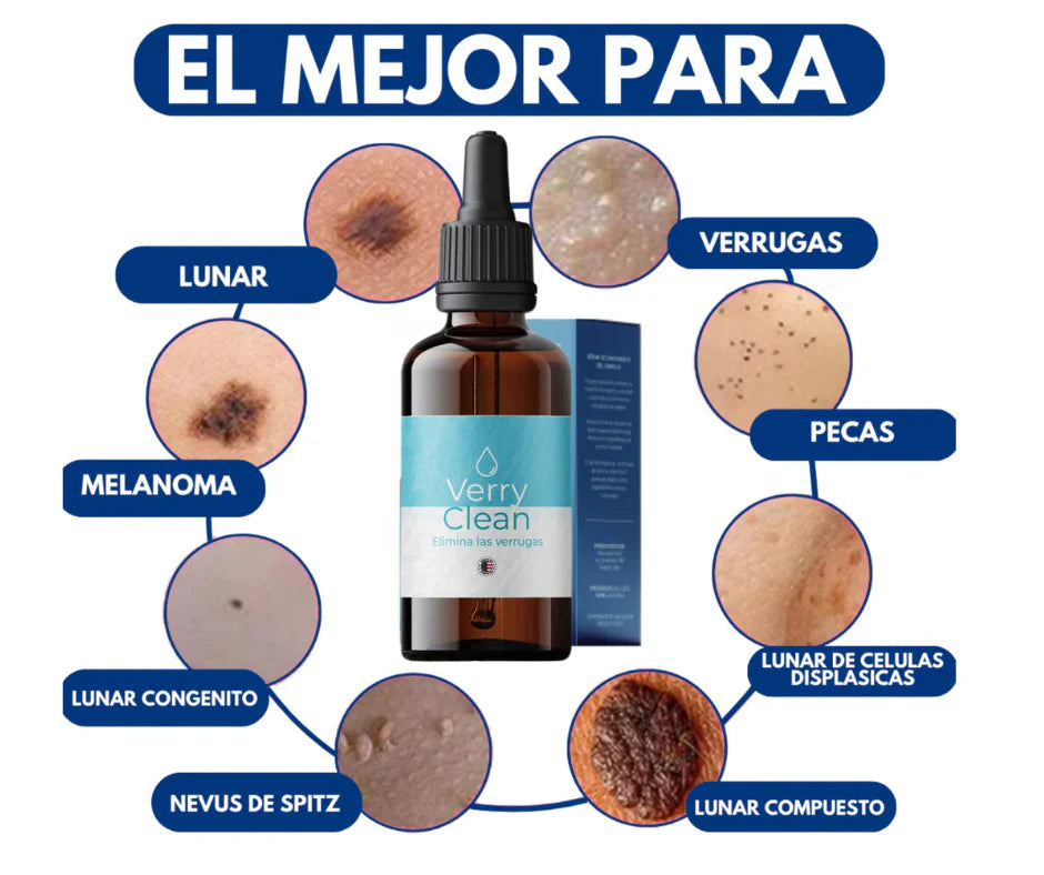 🍃VERRYCLEAN 🤩 ELIMINA VERRUGAS SIN DOLOR