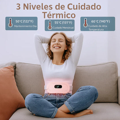 🩸AlivioMenstrual Pro™ - Cinturón Masajeador Térmico Para Cólicos