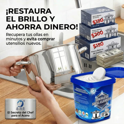 Salvador de Ollas: Limpia quemaduras, oxido y acero🍲✨