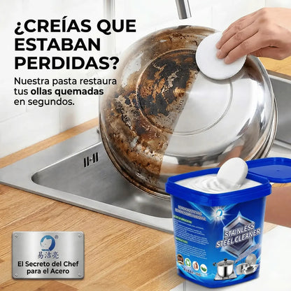 Salvador de Ollas: Limpia quemaduras, oxido y acero🍲✨