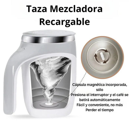 Taza Mezcladora Automática — Mezcla Fácil, Todo en Uno (USB Recargable) + ENVÍO GRATIS