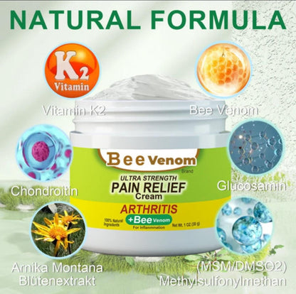 COMPRE 1 LLEVE 2 -Beevana Crema De veneno de abeja Multifuncional para dolores 🐝✨
