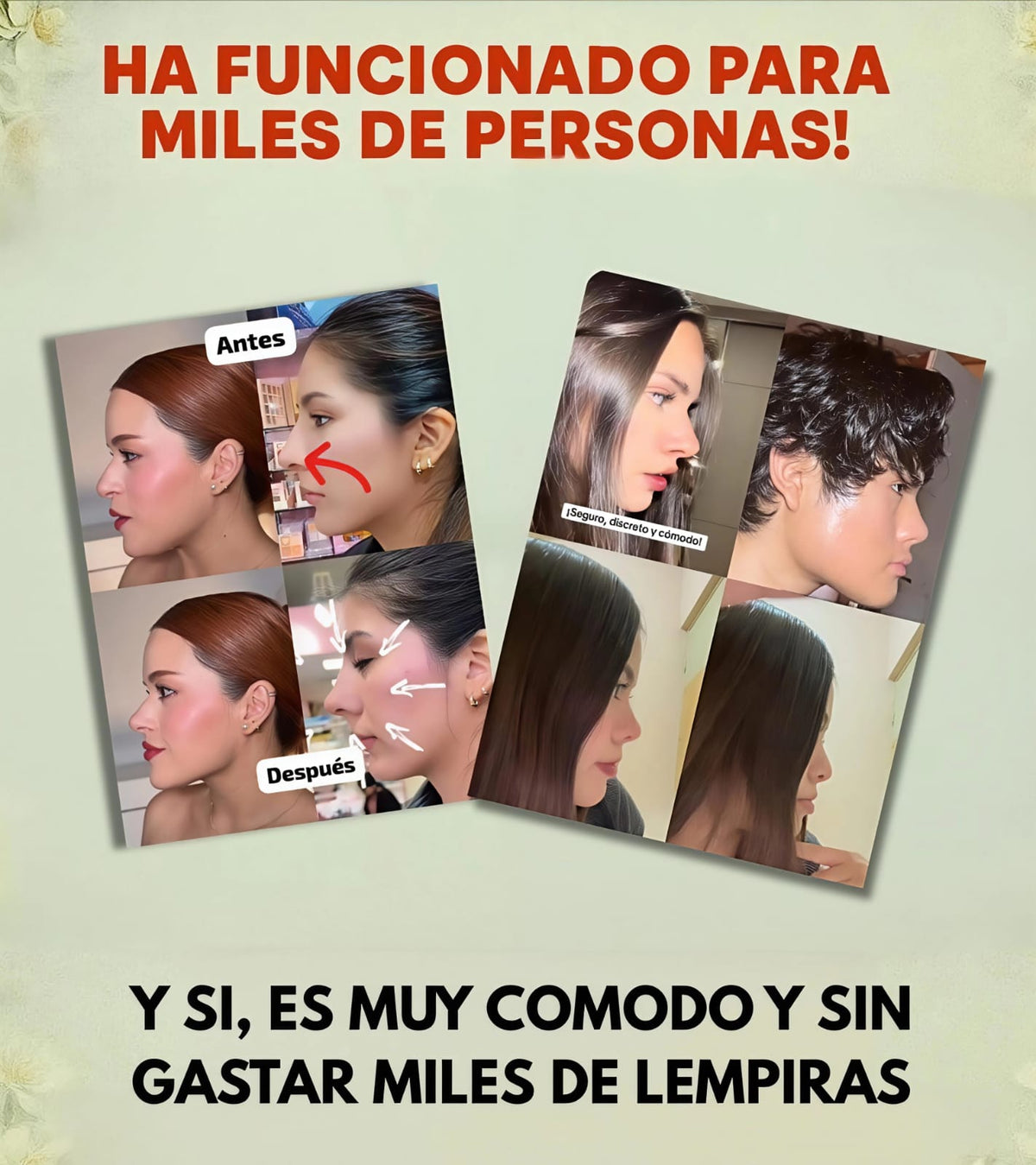2X1👃 Transforma tu nariz al instante, sin dolor ni bisturí