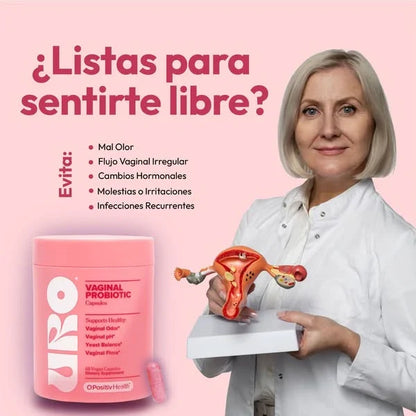 URO™ Probiótico Íntimo – Equilibrio, Frescura y Confianza