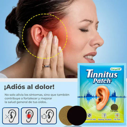 PARCHES HERBALES PARA ZUMBIDO DE OIDO - TINNITUS PATCH + ENVIO GRATIS